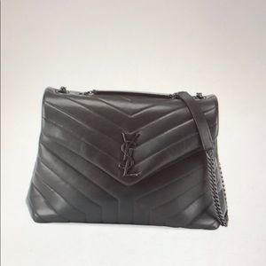 Lou Lou St Laurent matelasse shoulder bag.